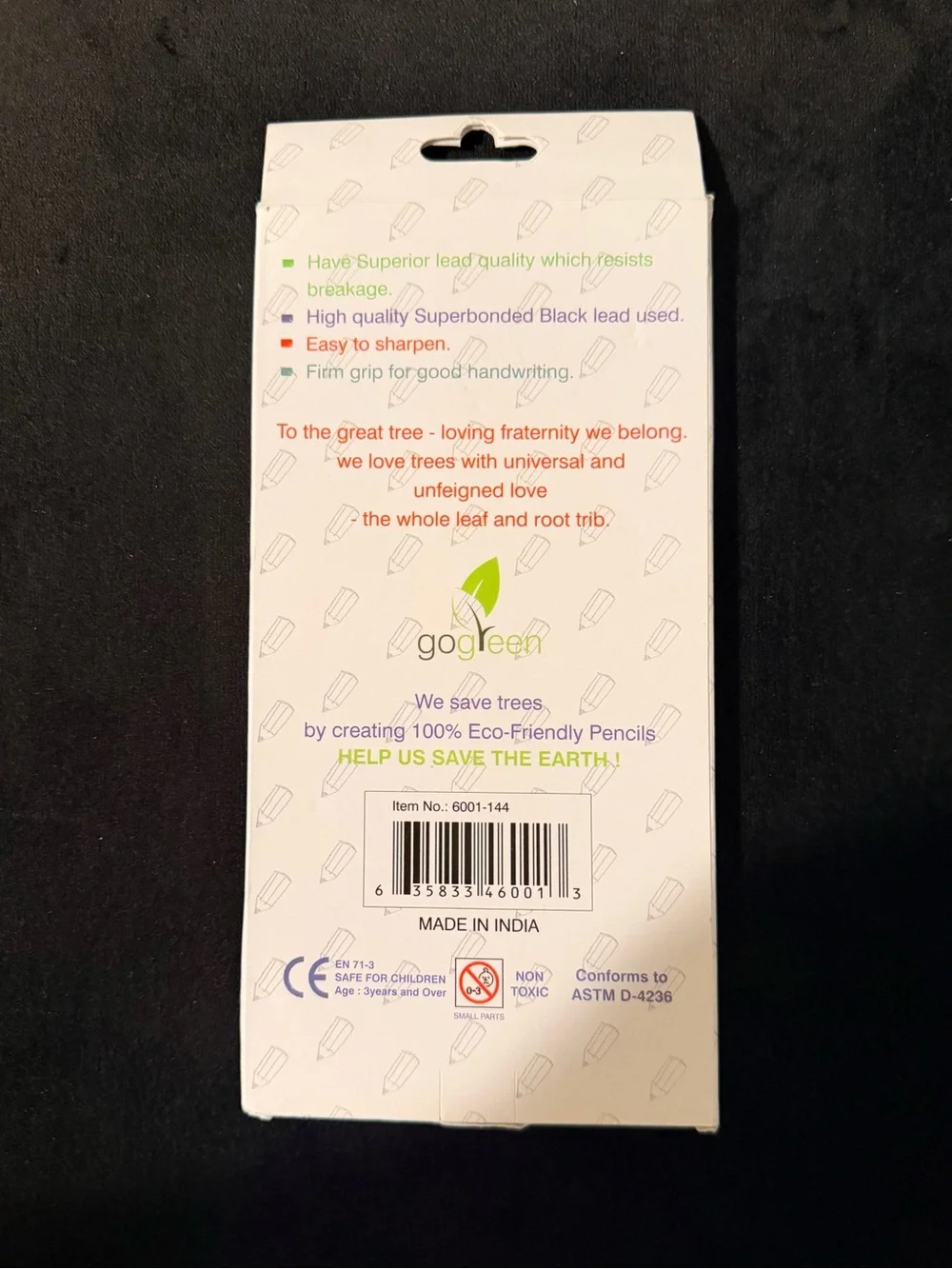 New Three Leaf #2 HB Yellow Wood Pencils | 12 Ct | Eco Friendly School Supplies